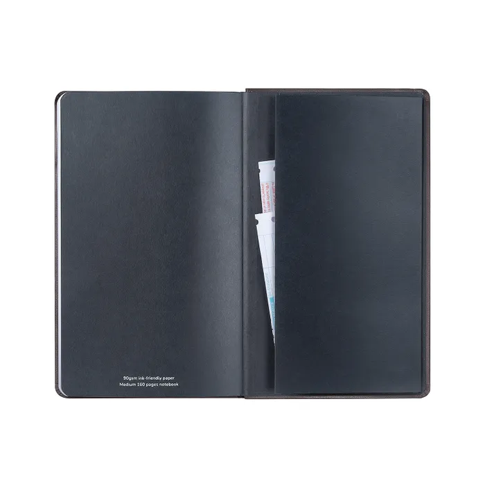 Sheaffer Medium Journal 90 GSM Ink Friendly Ruled with Eco-Friendly Cover - Brown