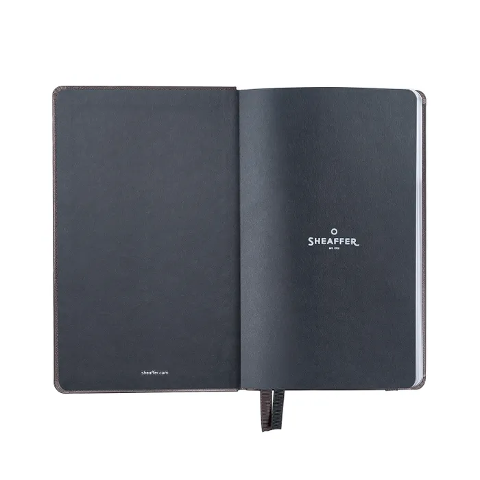 Sheaffer Medium Journal 90 GSM Ink Friendly Plain with Eco-Friendly Cover - Brown