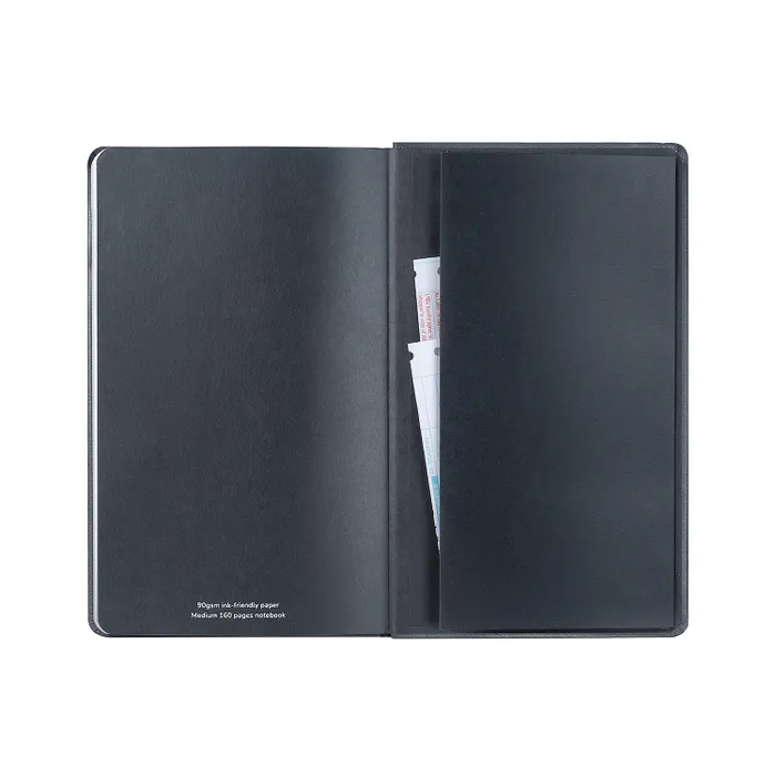 Sheaffer Medium Journal 90 GSM Ink Friendly Dot Grid with Eco-Friendly Cover - Grey