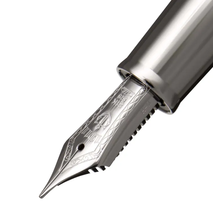 Sailor Arita Yaki 400 Years Anniversary Arabesque Fountain Pen (21K Broad) - Blue With Rhodium Trims