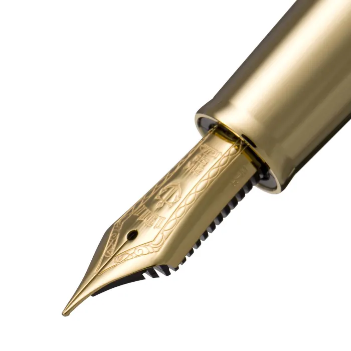 Sailor Arita Yaki 400 Years Anniversary Flower & Butterfly Fountain Pen (21K Fine) - Blue With Gold Trims