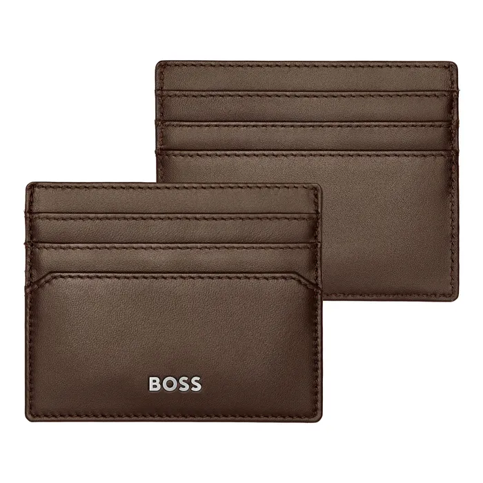 Hugo Boss Card holder Classic Smooth - Brown