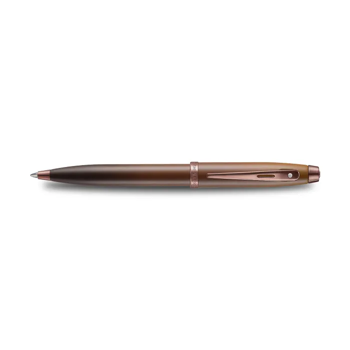 Sheaffer 100 9374 Coffee Edition Matt Brown Ballpoint Pen with Regal Brown PVD Trims