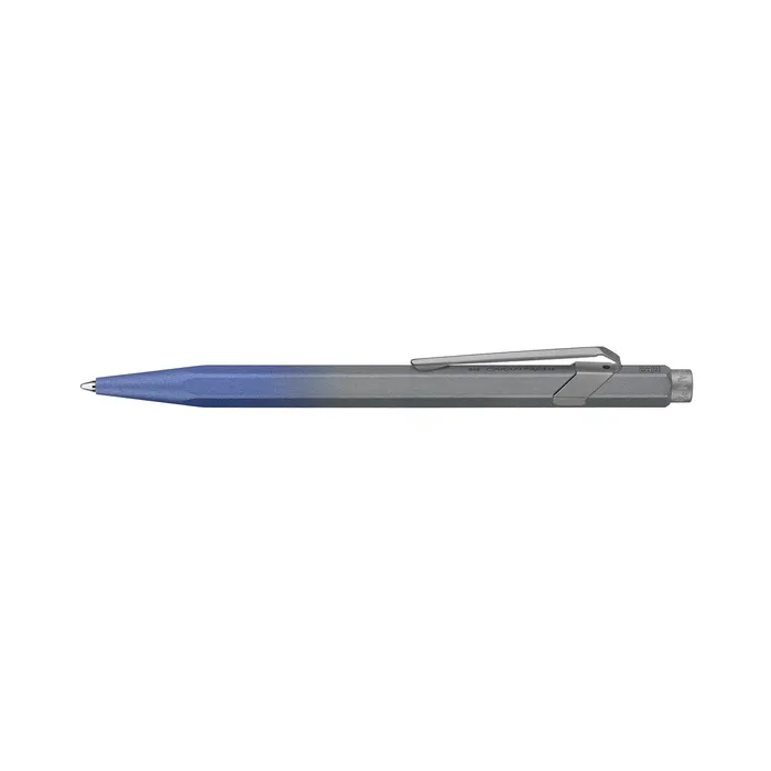 Caran d'Ache 849 Claim Your Style Ed. 5, stormy blue in grey slimpack Ballpoint Pen