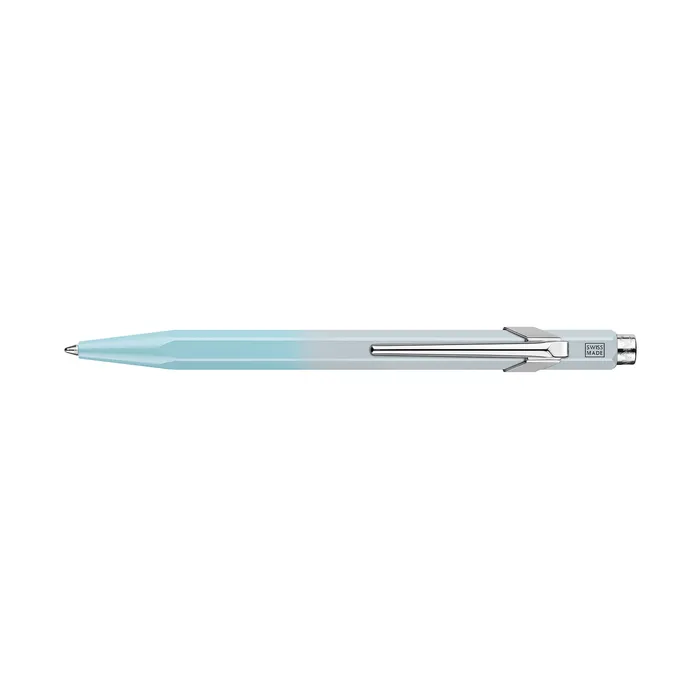 Caran d'Ache Special Edition Duo Set 849 (Fine black) Ballpoint Pen + 844 (0.5mm) Mechanical Pencil - Blue Lagoon