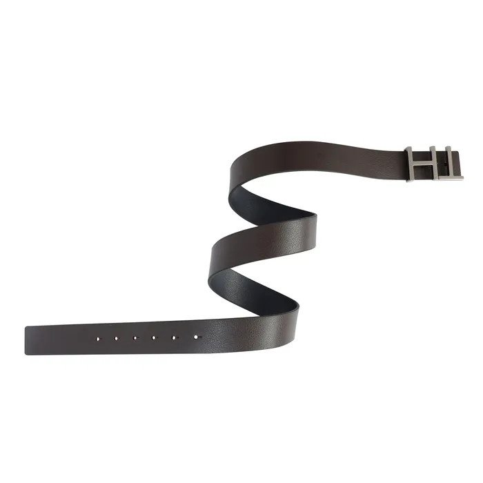 Tommy Hilfiger Cusack Reversible Semi Formal Belt Medium - Brown And Navy