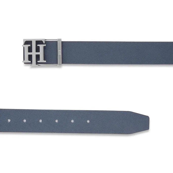 Tommy Hilfiger Hobro Reversible Casual Belt Extra Large - Navy And Brown
