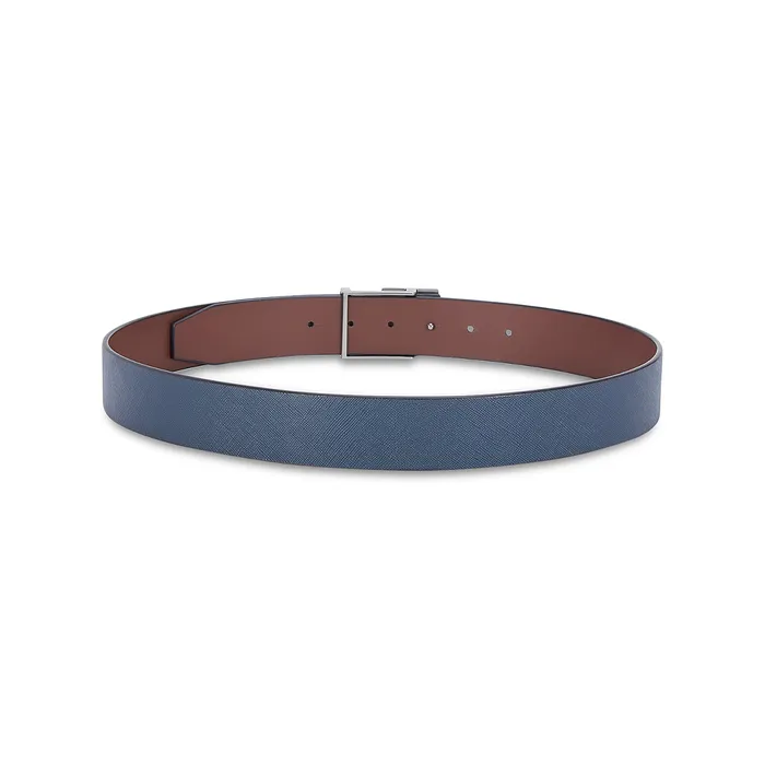 Tommy Hilfiger Hobro Reversible Casual Belt Extra Large - Navy And Brown