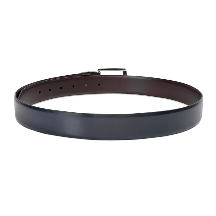 Tommy Hilfiger Keeney Reversible Casual Belt Medium - Navy And Wine