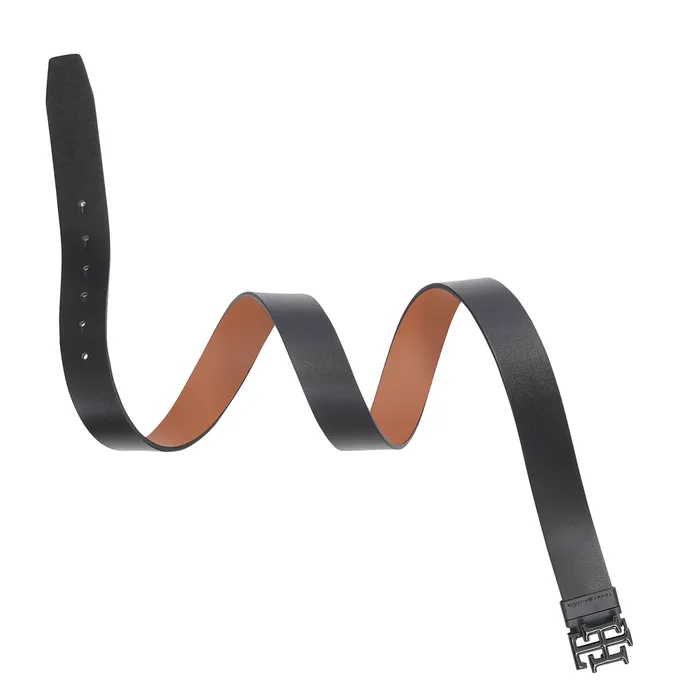 Tommy Hilfiger Scantic Reversible Semi Formal Belt Medium - Black And Tan