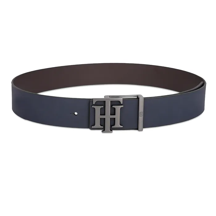 Tommy Hilfiger Simsbury Reversible Casual Belt Extra Large - Navy And Brown