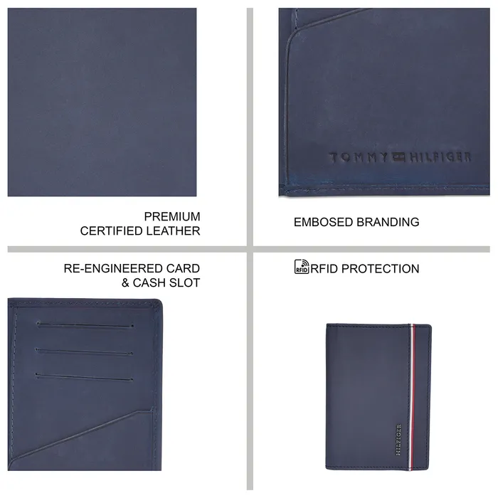 Tommy Hilfiger Passport Case-Gladwin Navy