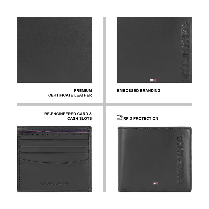 Tommy Hilfiger Wallet With Coin Pocket-Miskolc Black