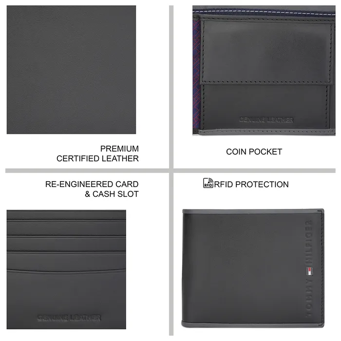 Tommy Hilfiger Wallet-Burdell Black