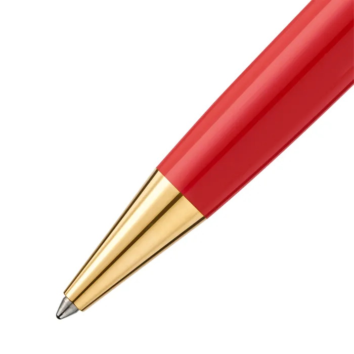 Montblanc 131361 MeisterstÃ¼ck The Olympic Heritage Collection Paris 1924 Midsize Ballpoint Pen - Red With Gold Trims