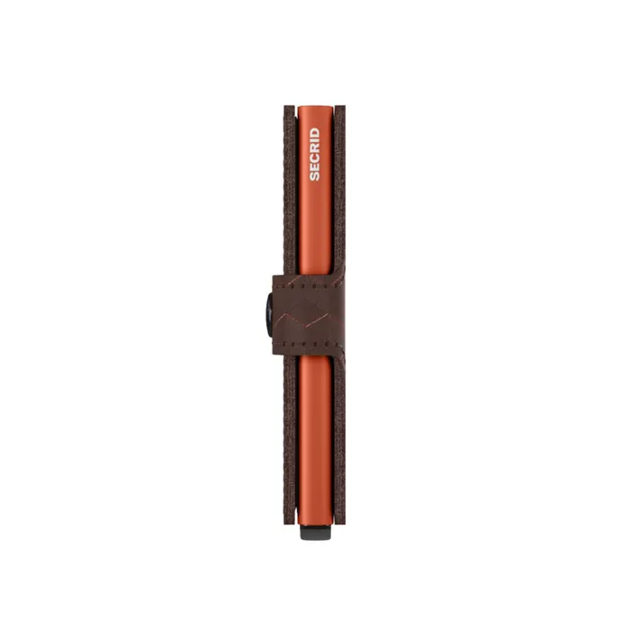 Secrid Miniwallet Optical Brown-Orange
