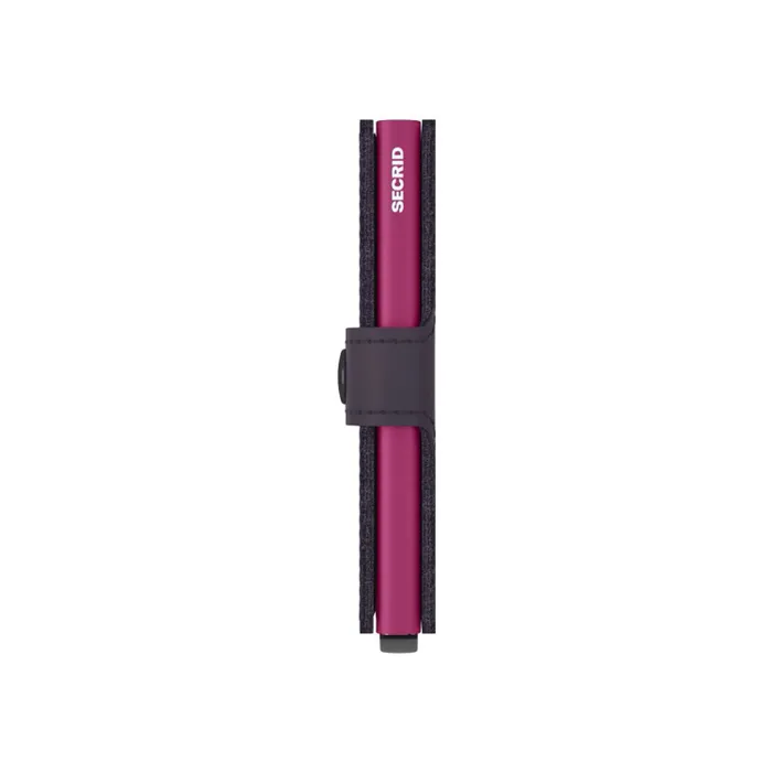 Secrid Miniwallet Matte Dark Purple-Fuchsia