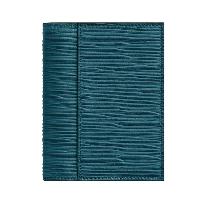 Montblanc Meisterstuck Bi Fold 4CC Card Holder - Cyprus Blue