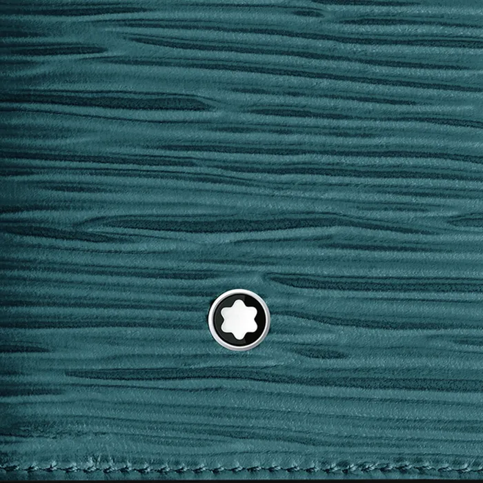 Montblanc Meisterstuck Bi Fold 4CC Card Holder - Cyprus Blue