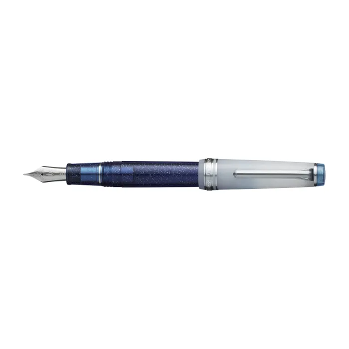 Sailor Professional Gear Sunlight from the Ocean Floor Umizoko kara Taiyo Fountain Pen (21K Extra Fine) - Blue With Rhodium-Plated Trims