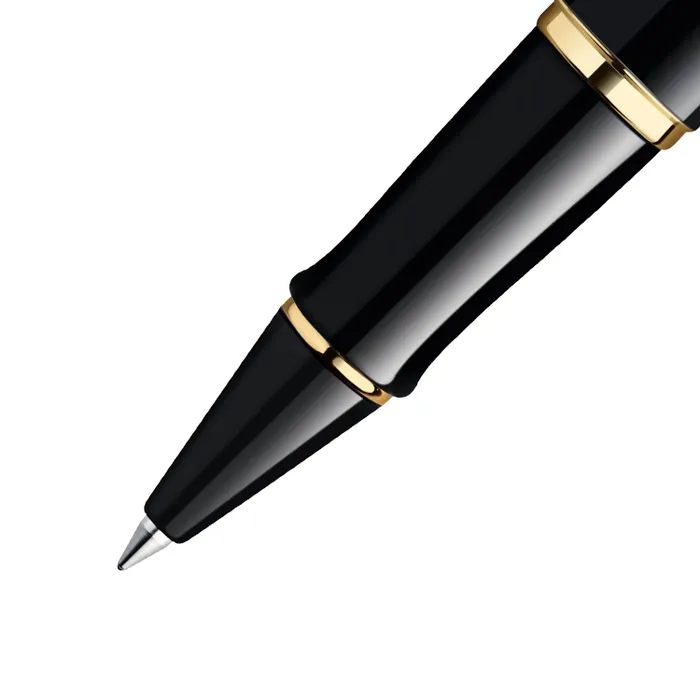 Waterman Expert Black Gold Trim Rollerball Pen