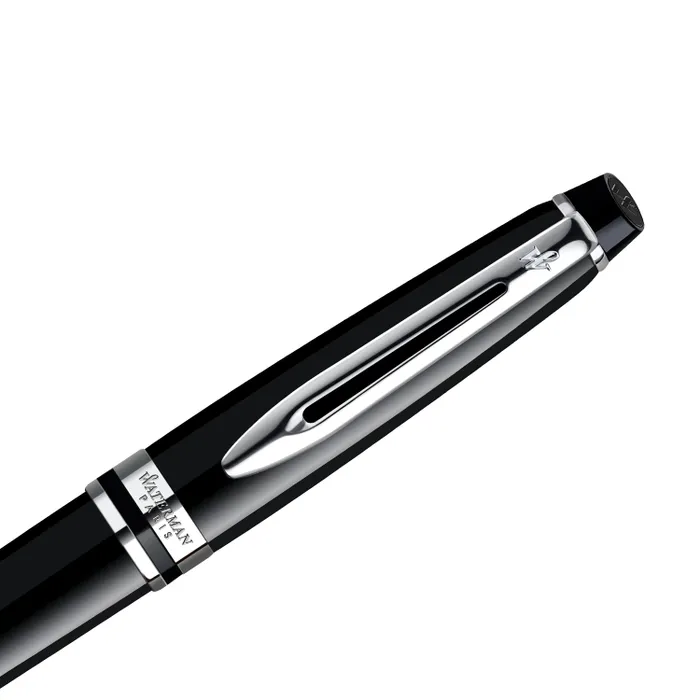 Waterman Expert Black Chrome Trim Rollerball Pen