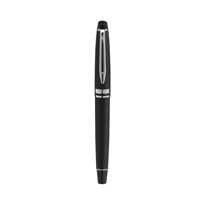 Waterman Expert Matte Black Chrome Trim Rollerball Pen