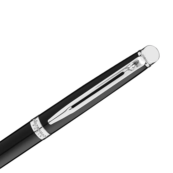 Waterman Hemisphere Mars Black Chrome Trim Ballpoint Pen