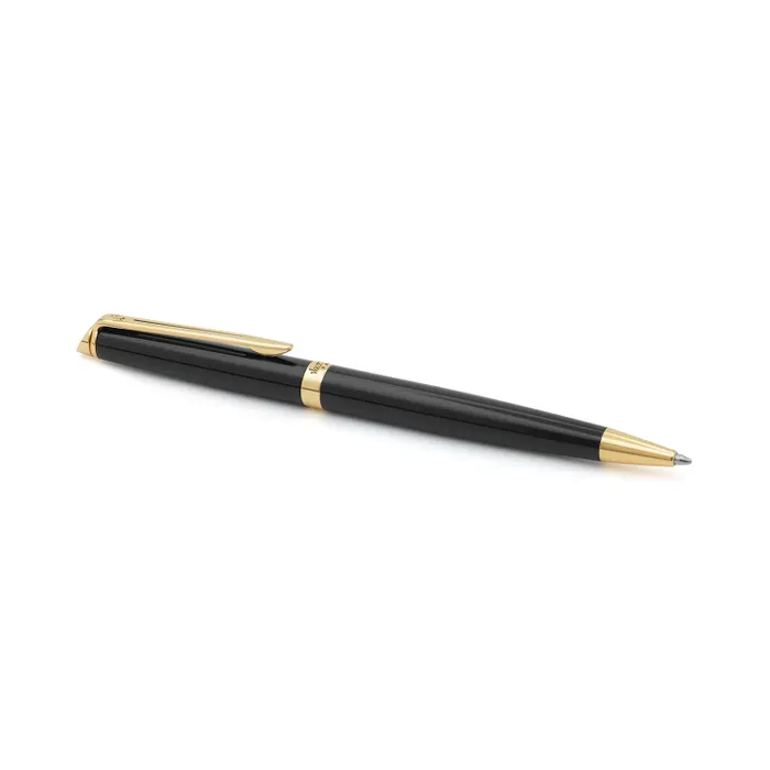Waterman Hemisphere Mars Black Gold Trim Ballpoint Pen