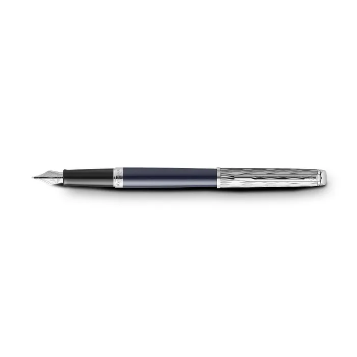 Waterman Hemisphere L'essence Du Bleu Chrome Trim Fountain Pen - Medium