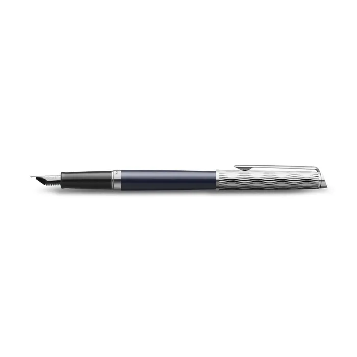Waterman Hemisphere L'essence Du Bleu Chrome Trim Fountain Pen - Medium