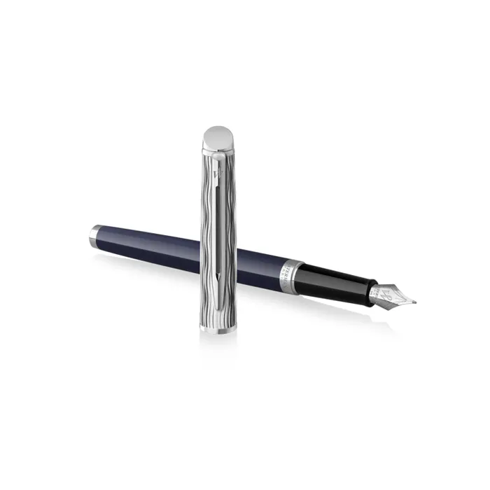 Waterman Hemisphere L'essence Du Bleu Chrome Trim Fountain Pen - Medium