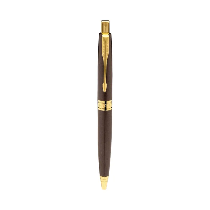 Parker Aster Laque Brown Gold Trim Ballpoint Pen