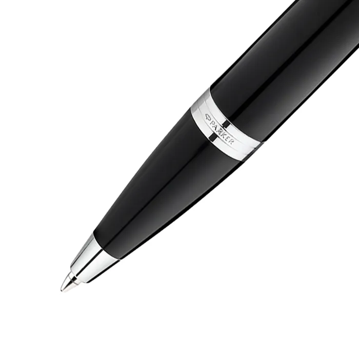 Parker IM Metal Black Chrome Trim Ballpoint Pen
