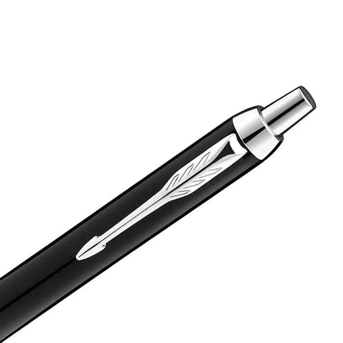 Parker IM Metal Black Chrome Trim Ballpoint Pen