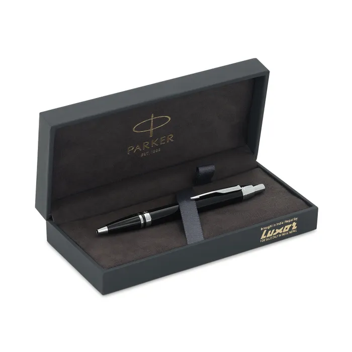 筆記具 The Parker Premier Collectio Parker Odyssey Lacque Black Chrome Trim Ballpoint Pen