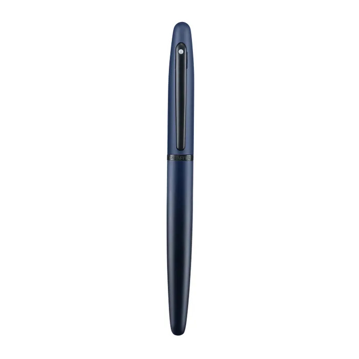 Sheaffer VFM 9429 Matte Blue Fountain Pen with Matte Black Trims - Fine