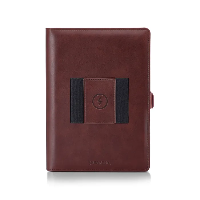 Sheaffer Superbook 12000mAh Power Bank Organizer - Brown