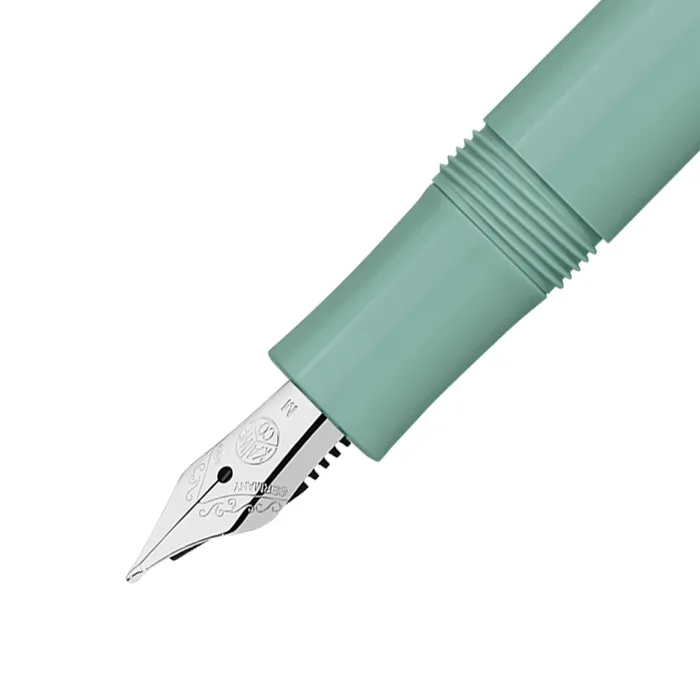 Kaweco Collection Fountain Pen Smooth Sage with Silver Trims - Fine