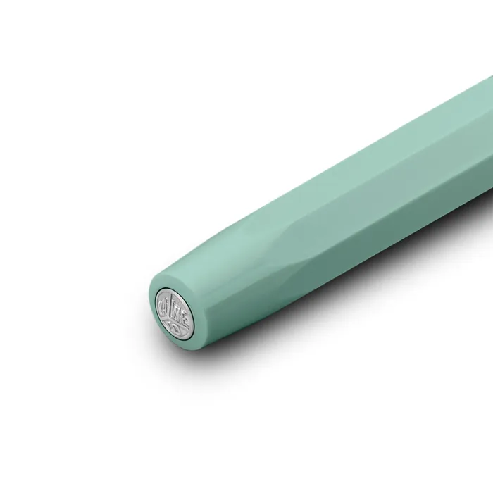 Kaweco Collection Fountain Pen Smooth Sage with Silver Trims - Fine