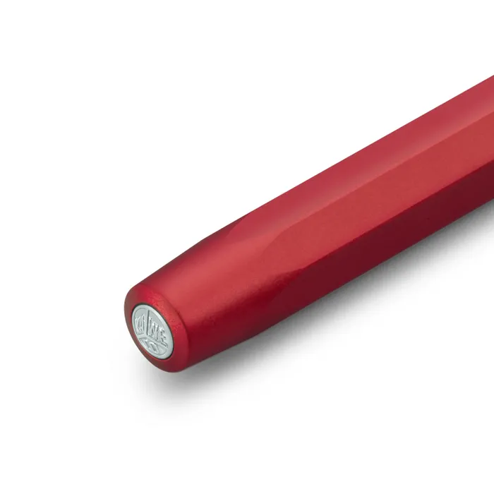 Kaweco Al Sport Fountain Pen Deep Red with Silver Trims - Medium