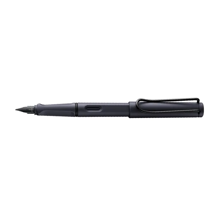 Lamy Safari Steel Black Fountain Pen Fine - Special Edition