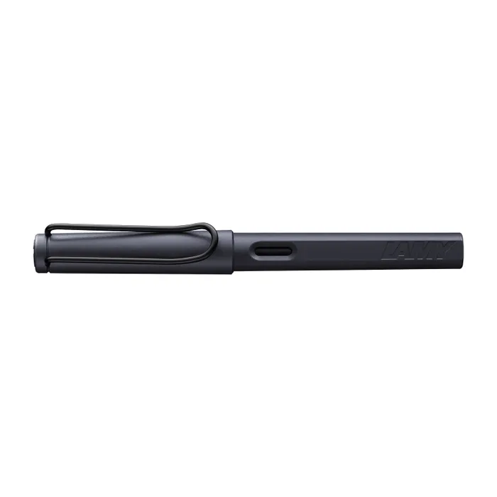 Lamy Safari Steel Black Fountain Pen Fine - Special Edition