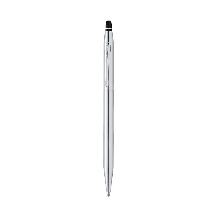 Cross Click Chrome Ballpoint Pen with Chrome Trims