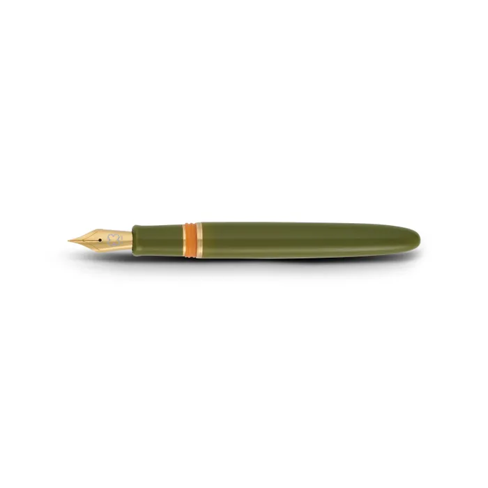 Esterbrook Back to the Land Estie Quirky Leaf Fountain Pen with Gold Trims - Medium
