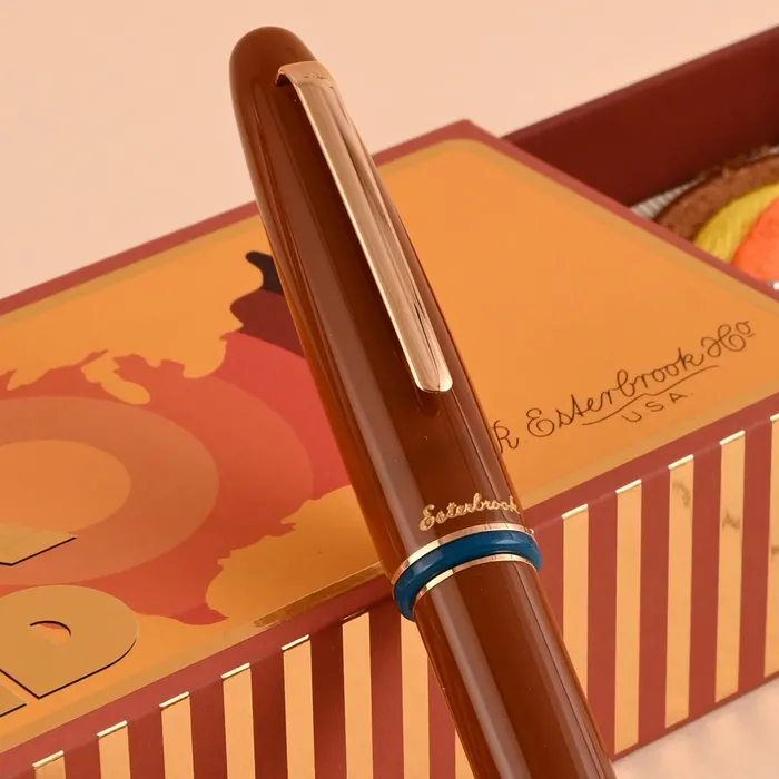 Esterbrook Back to the Land Estie Incredible Rock Piston Fountain Pen with Gold Trims - Fine