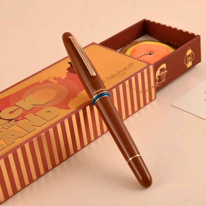 Esterbrook Back to the Land Estie Incredible Rock Piston Fountain Pen with Gold Trims - Fine