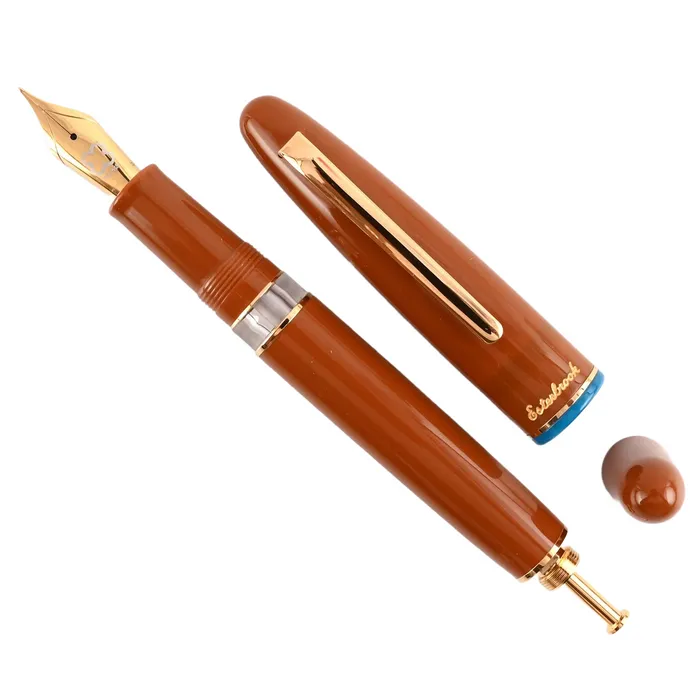 Esterbrook Back to the Land Estie Incredible Rock Piston Fountain Pen with Gold Trims - Fine