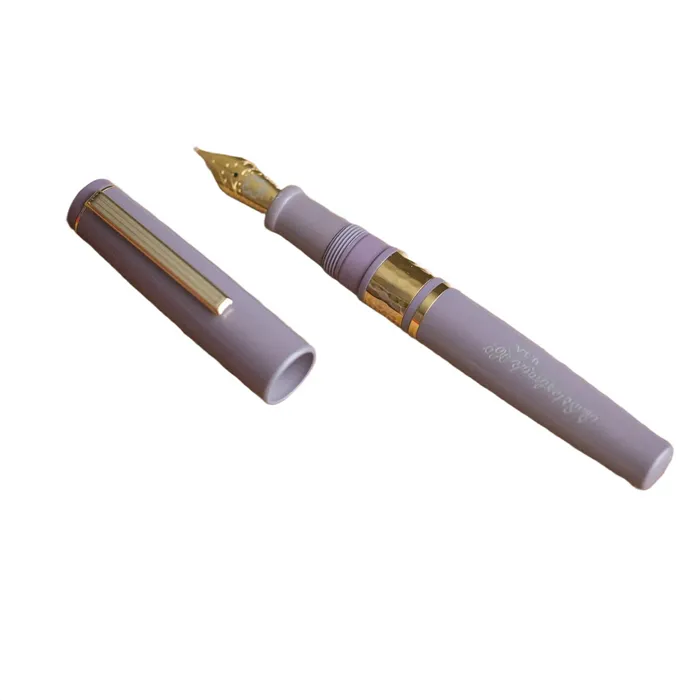 Esterbrook Model J Ebonite Violet Fountain Pen with Gold Trims - Medium