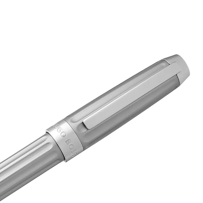 Hugo Boss Beam Fountain Pen Medium - Chrome